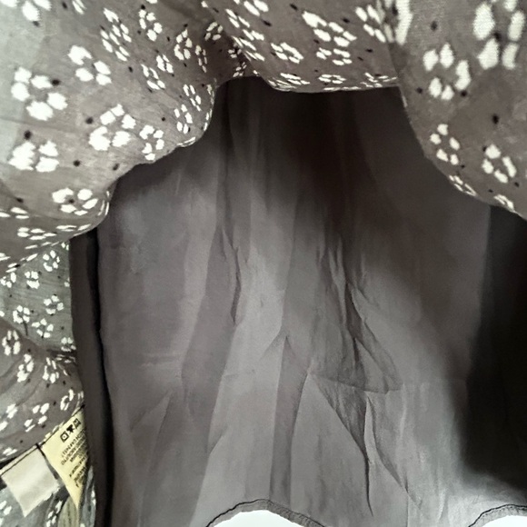 NWT Anthropologie Cloth & Stone Womens XSmall Liana Tank Top Blouse Gray Floral - Picture 7 of 9